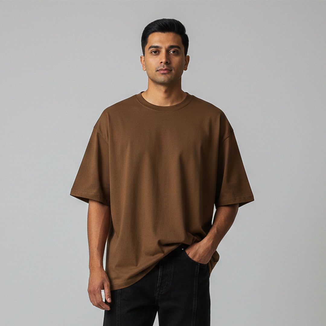 Plain Oversized Cotton T-Shirts | 260 GSM