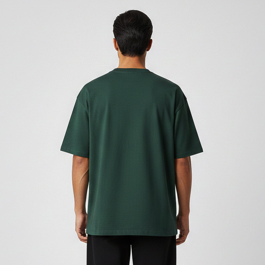 Green Oversized Cotton T-Shirt | 260 GSM