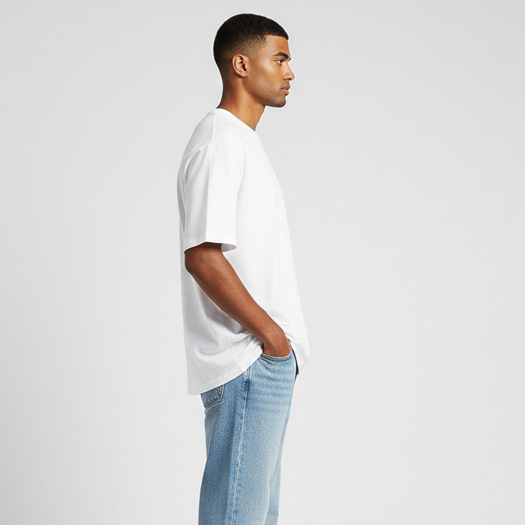 Off White Oversized Cotton T-Shirt | 260 GSM