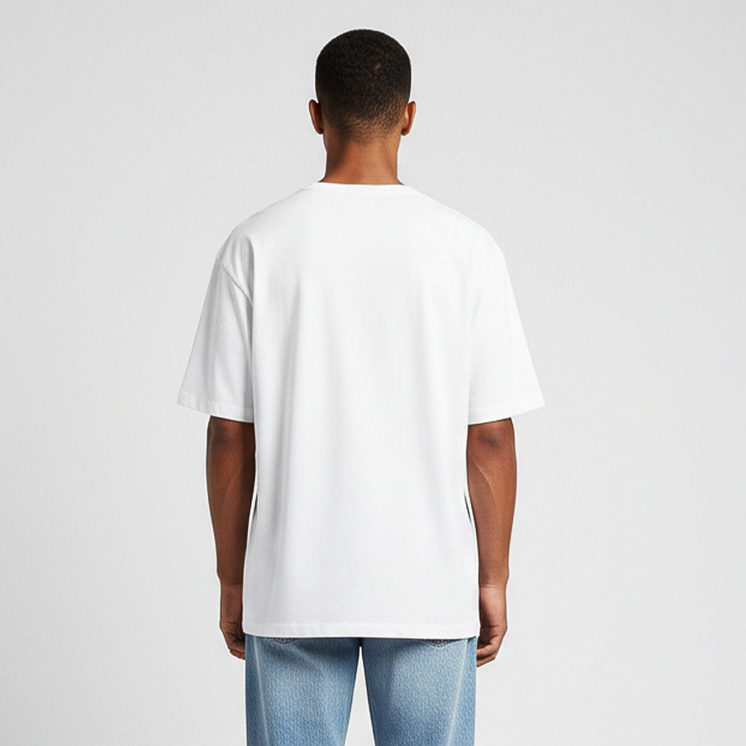 Off White Oversized Cotton T-Shirt | 260 GSM