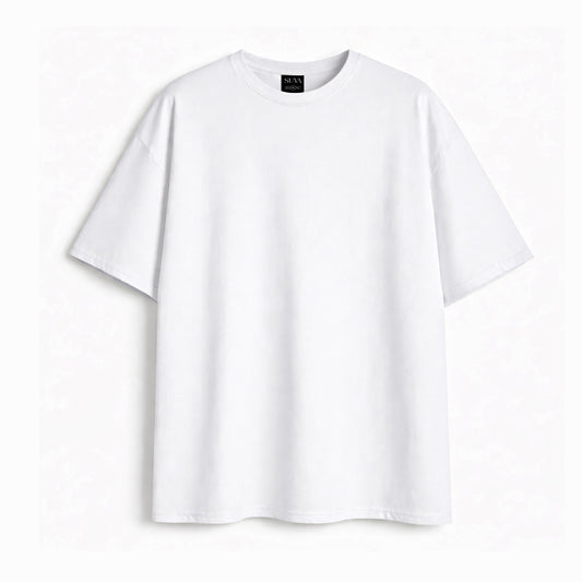 Off White Oversized Cotton T-Shirt | 260 GSM
